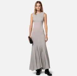Elisabetta Franchi Abiti^Abito Lungo In Jersey Svasato Al Fondo