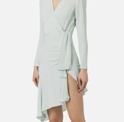 Elisabetta Franchi Abiti^Abito Midi In Georgette Di Viscosa