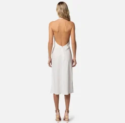 Elisabetta Franchi Abiti^Abito Midi In Viscosa Jacquard Con Scollatura Sulla Schiena