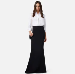 Elisabetta Franchi Abiti^Abito Red Carpet Combinato In Cotone E Crepe