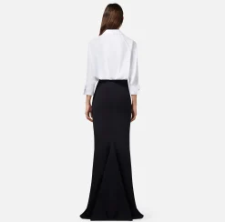 Elisabetta Franchi Abiti^Abito Red Carpet Combinato In Cotone E Crepe