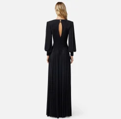Elisabetta Franchi Red Carpet^Abito Red Carpet In Jersey Con Inserti In Pizzo