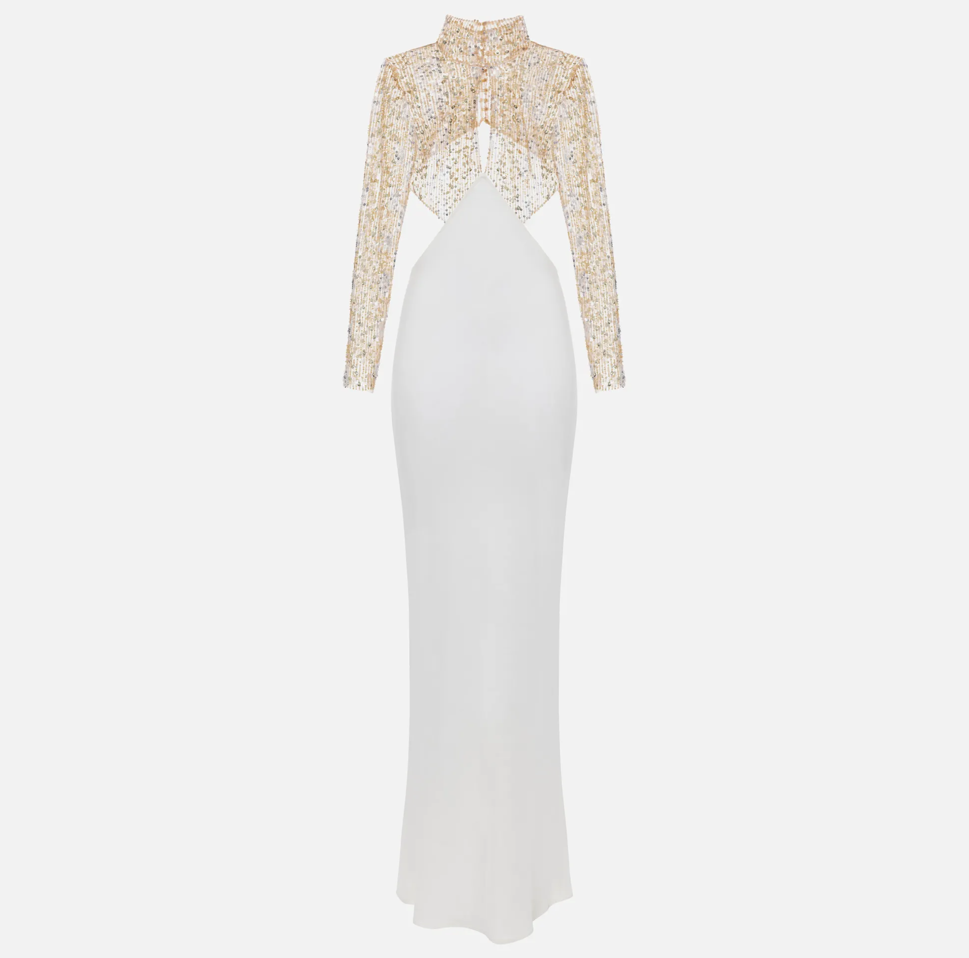 Elisabetta Franchi Abiti^Abito Red Carpet In Jersey Con Corpetto Ricamato
