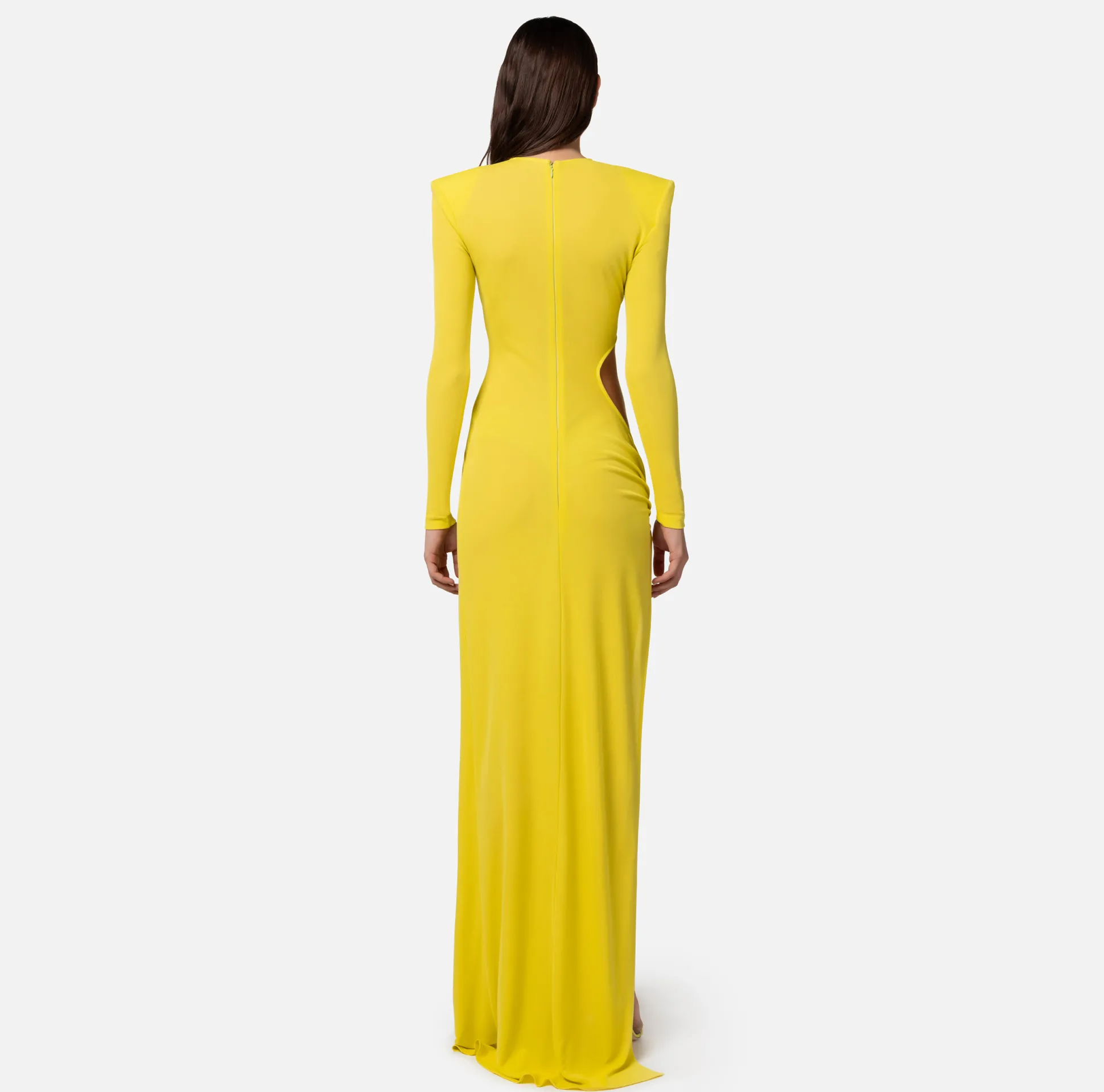 Elisabetta Franchi Abiti^Abito Red Carpet In Jersey Drappeggiato Con Oblo