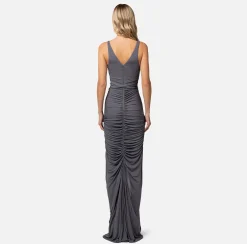 Elisabetta Franchi Abiti^Abito Red Carpet In Jersey Drappeggiato Con Piercing