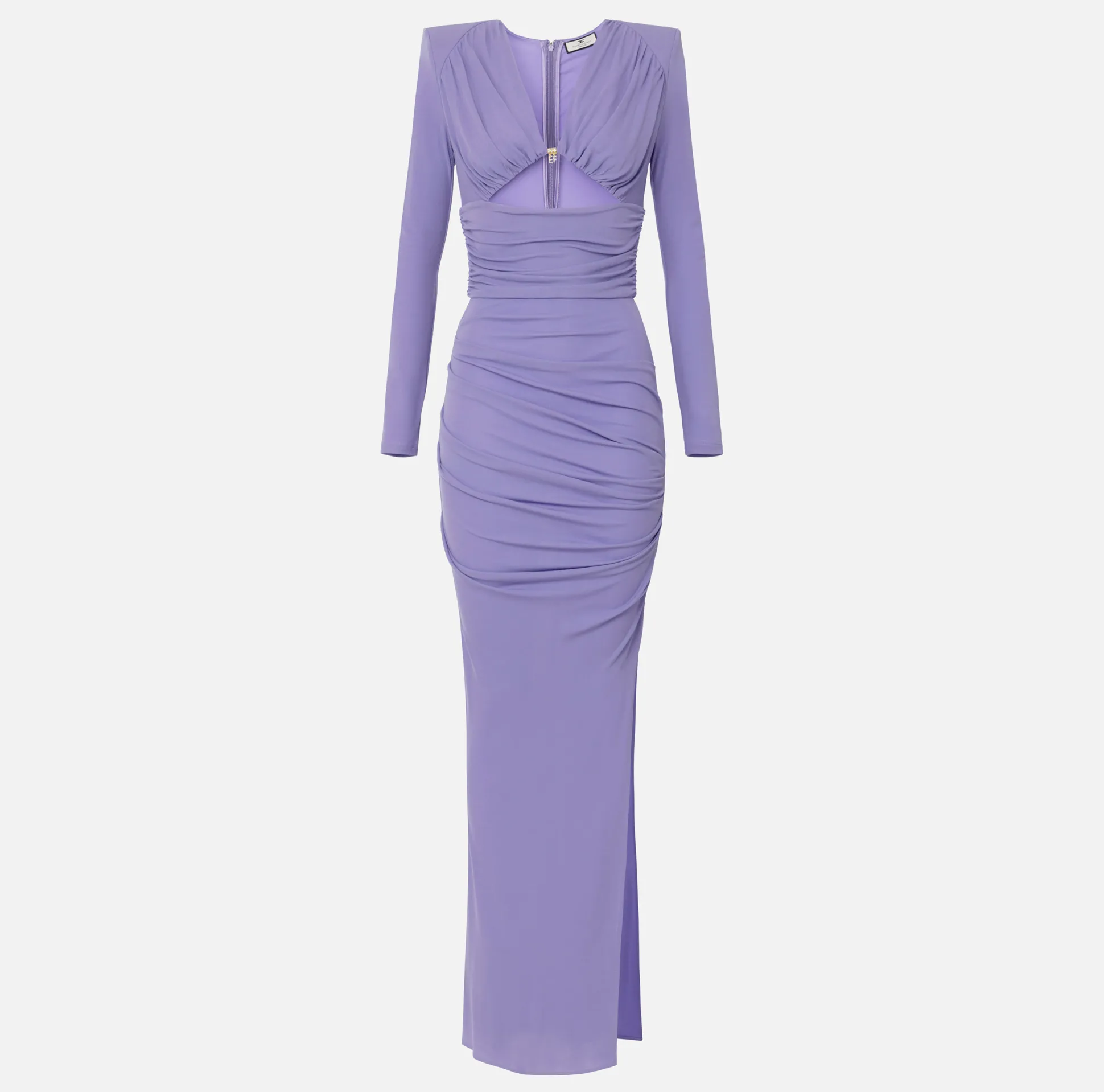 Elisabetta Franchi Red Carpet^Abito Red Carpet In Jersey Drappeggiato Con Cut Out