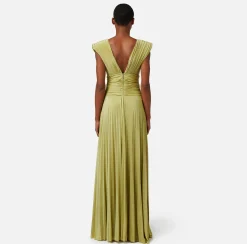 Elisabetta Franchi Abiti^Abito Red Carpet In Jersey Lurex Con Collana