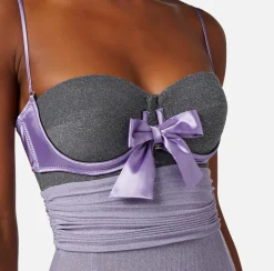 Elisabetta Franchi Abiti^Abito Red Carpet In Jersey Lurex Con Reggiseno