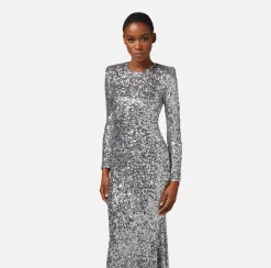 Elisabetta Franchi Abiti^Abito Red Carpet In Paillettes