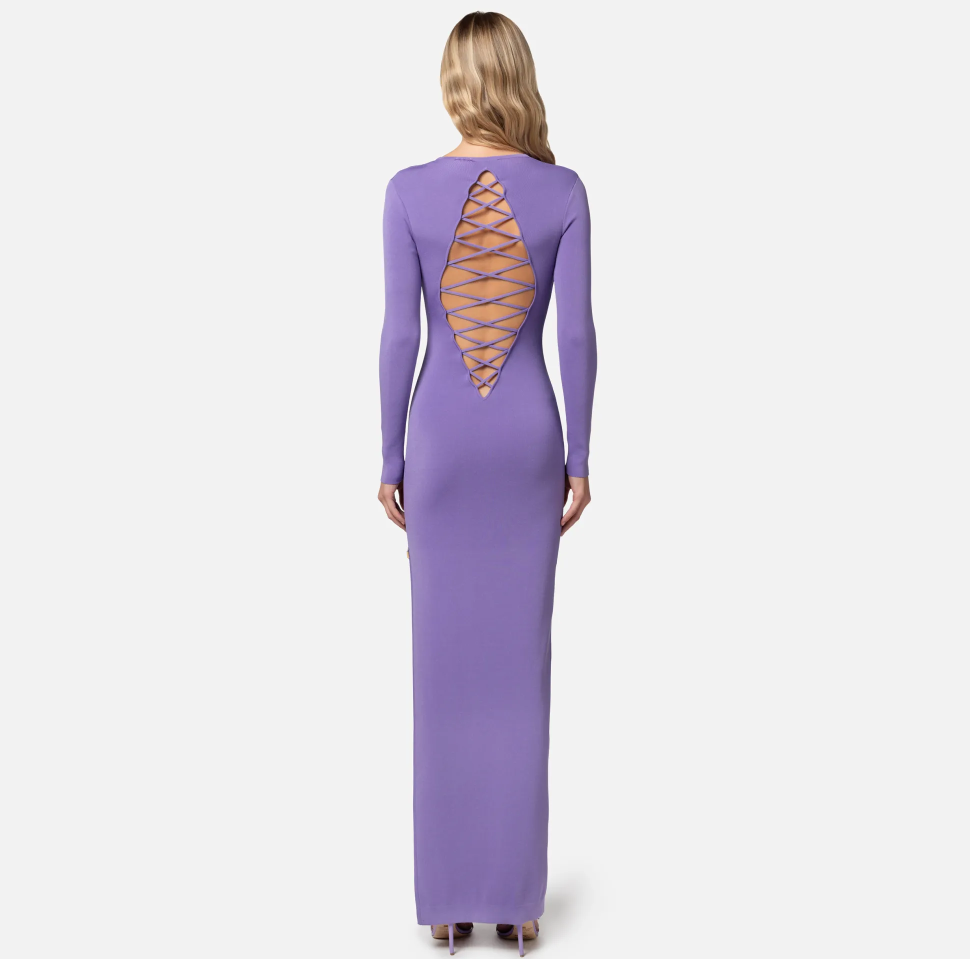 Elisabetta Franchi Abiti^Abito Red Carpet In Rayon Con Criss-Cross