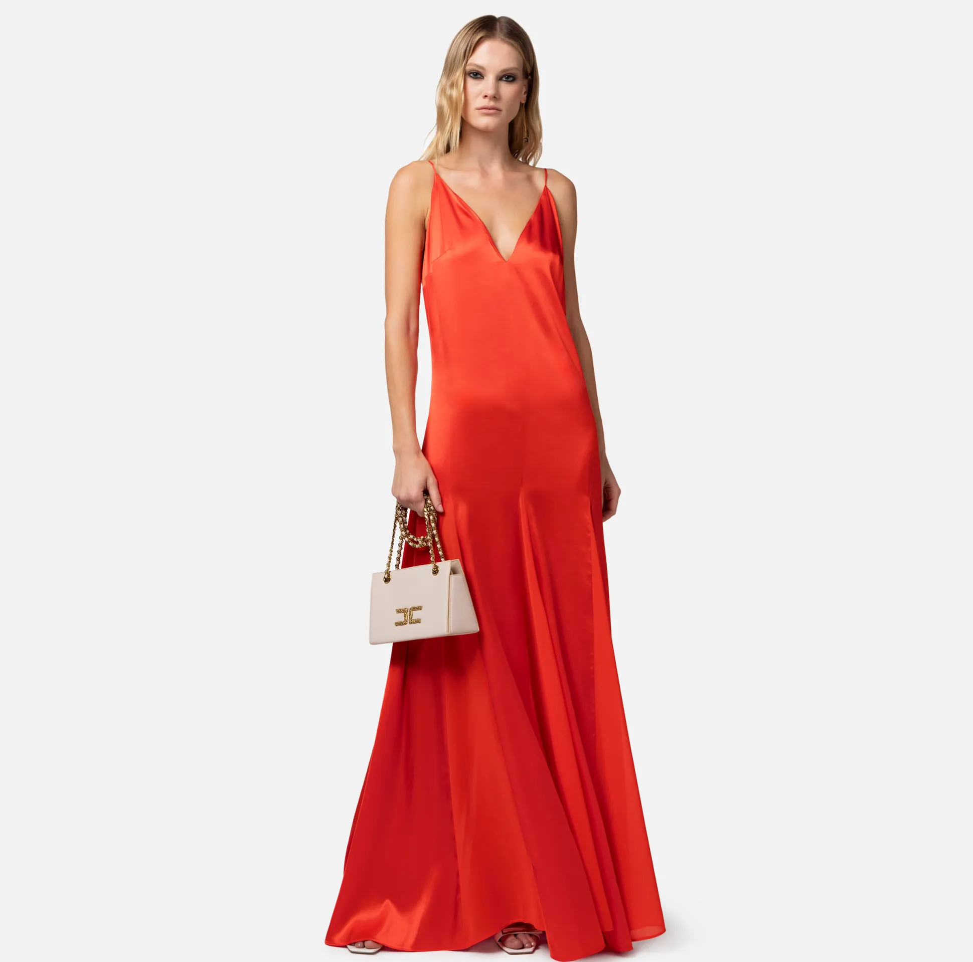 Elisabetta Franchi Abiti^Abito Red Carpet In Seta