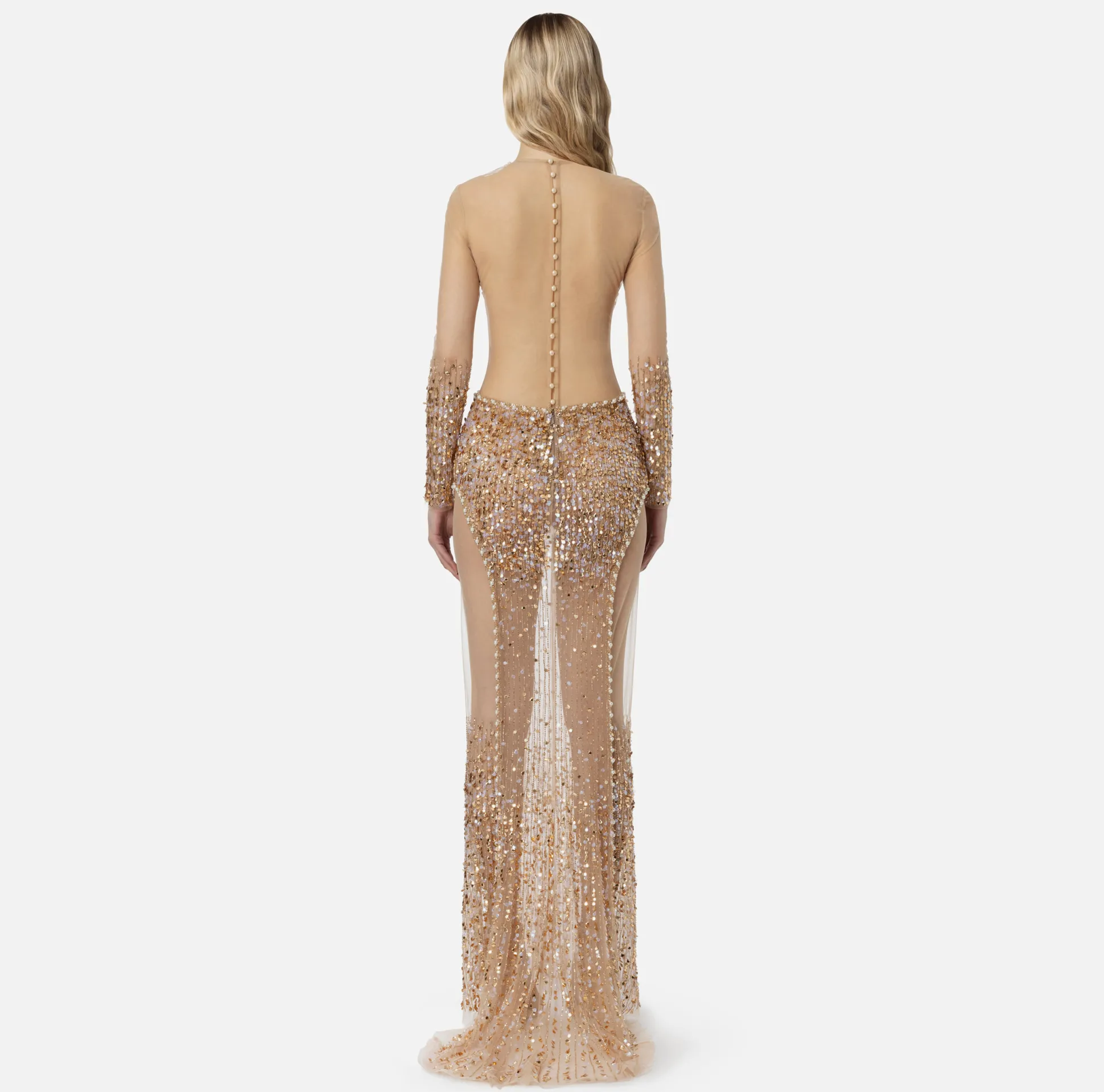 Elisabetta Franchi Abiti^Abito Red Carpet Ricamato Dalla Linea A Sirena