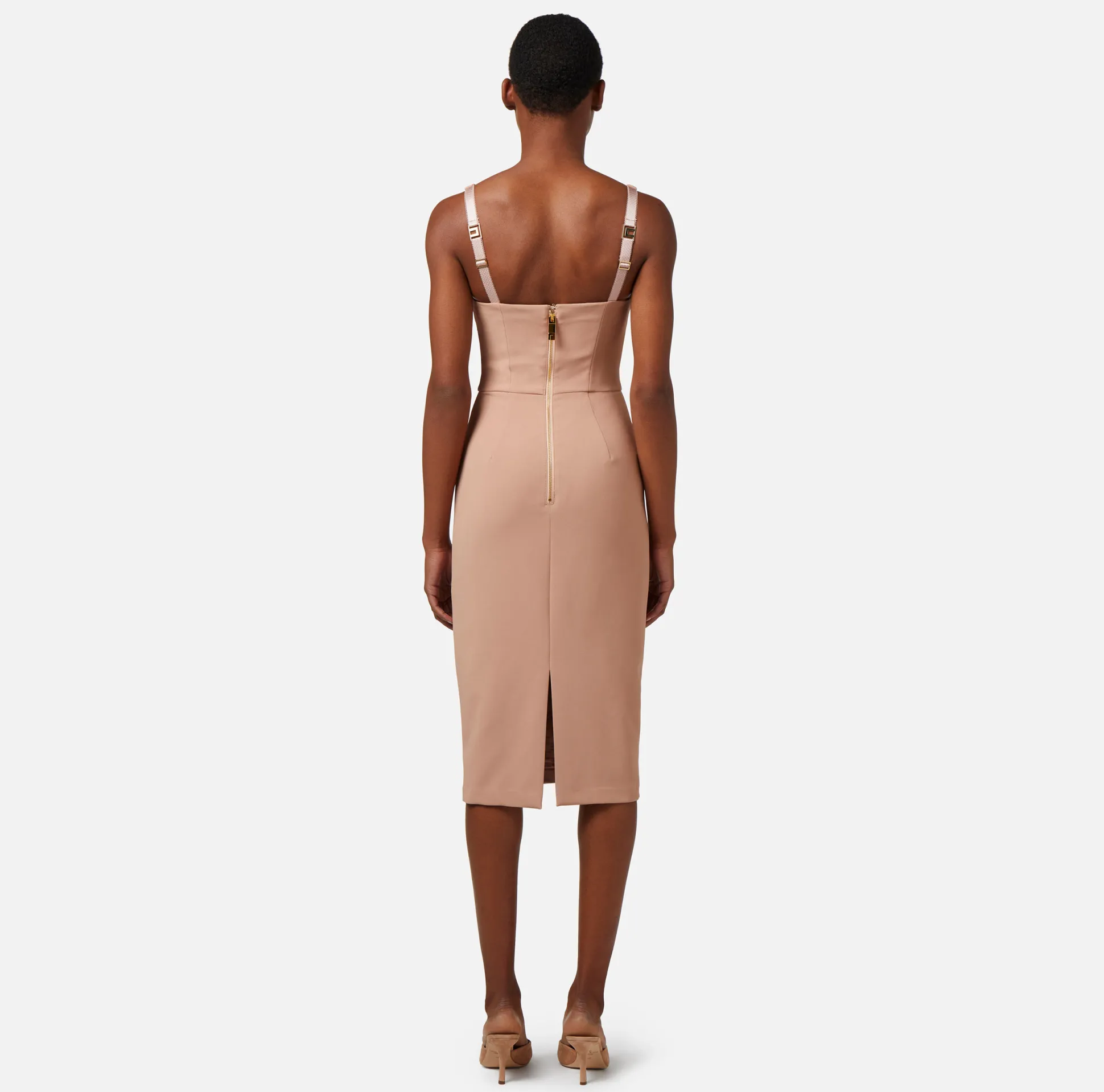 Elisabetta Franchi Abiti^Abito Tubino In Crepe Stretch Con Zip