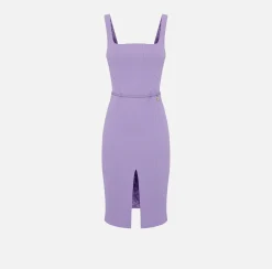 Elisabetta Franchi Abiti^Abito Tubino In Crepe Stretch Con Cintura