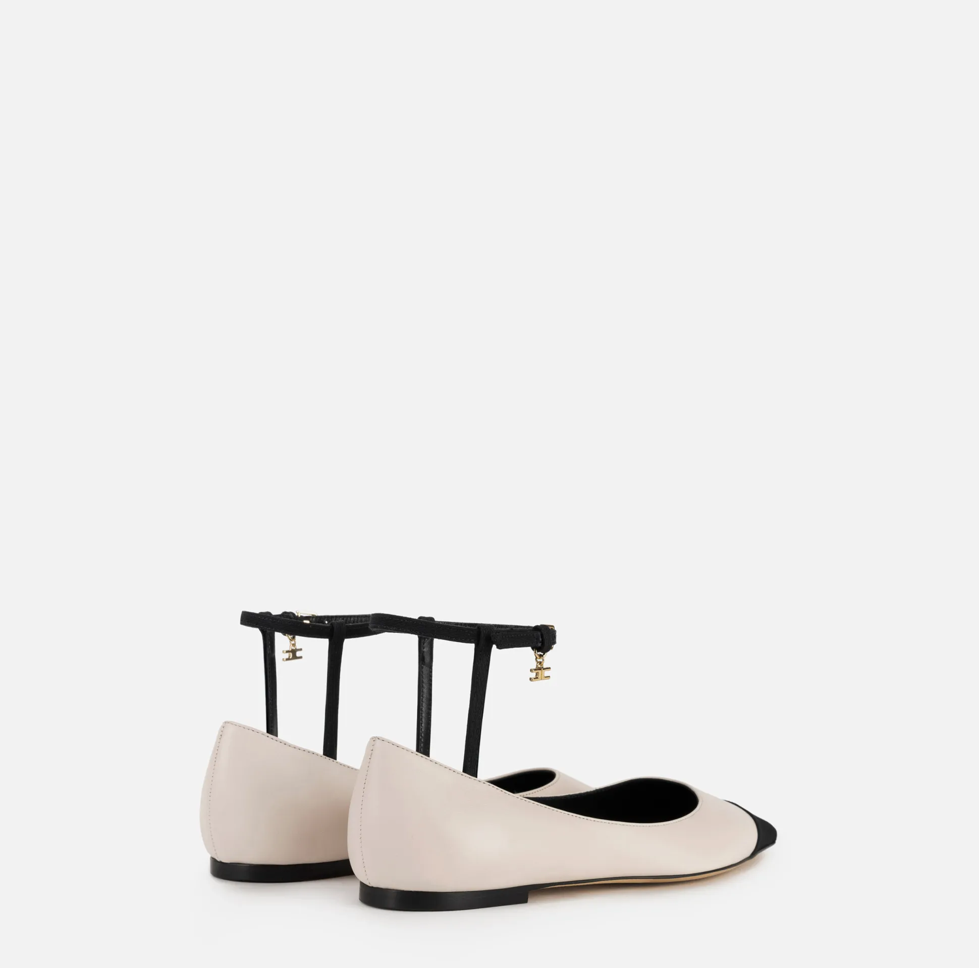 Elisabetta Franchi Sneakers E Scarpe Basse^Ballerine In Nappa Con Puntalino