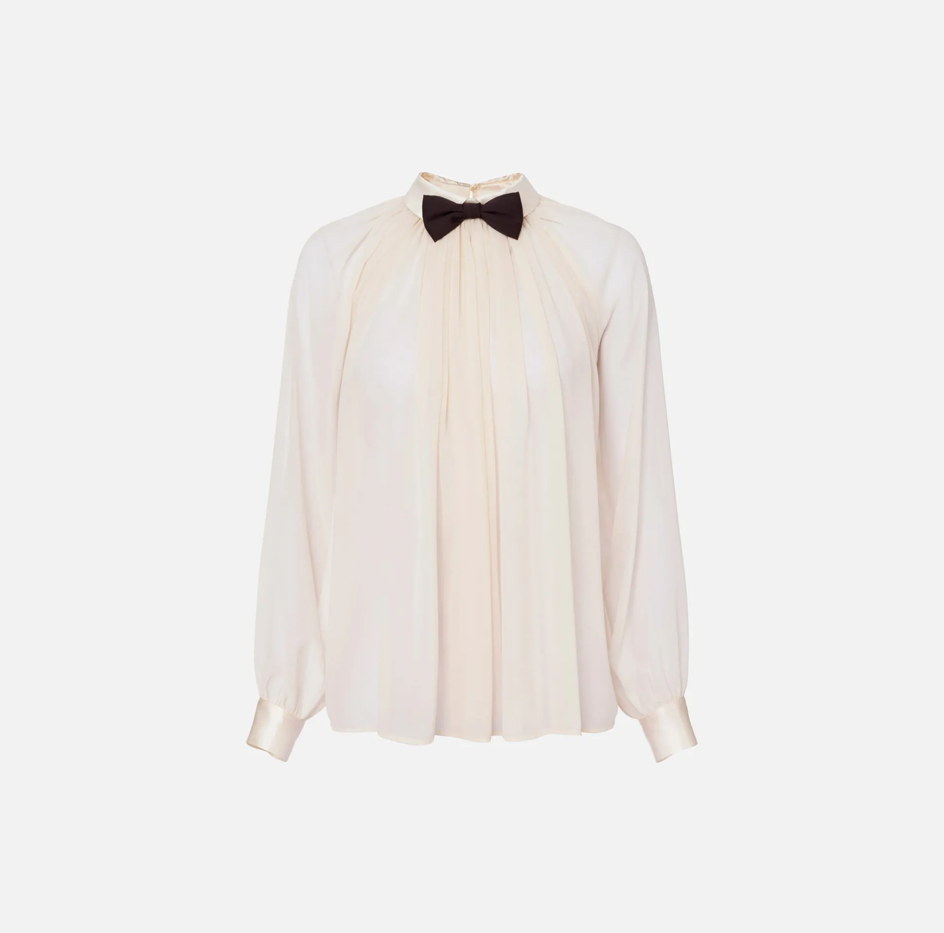 Elisabetta Franchi Camicie E Bluse^Blusa In Georgette Con Papillon