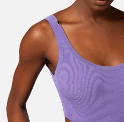 Elisabetta Franchi Top, T-Shirt & Body^Body Sgambato In Rayon A Costine