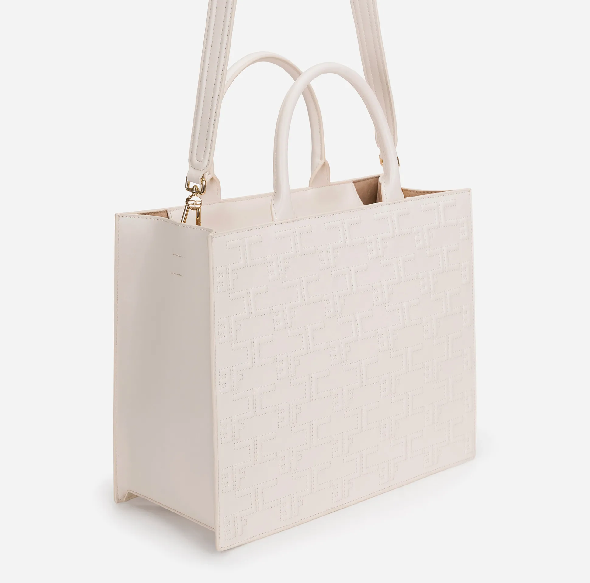 Elisabetta Franchi Borse A Mano^Bold Monogram Large Shopper