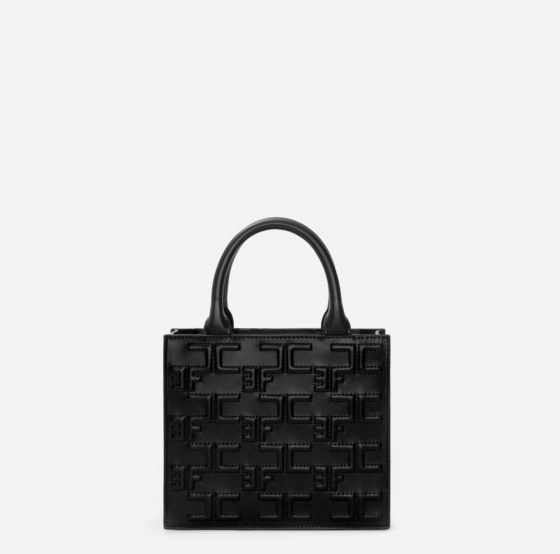 Elisabetta Franchi Borse A Mano^Bold Monogram Small Shopper