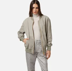Elisabetta Franchi Giacche & Trench^Bomber In Pelle Scamosciata