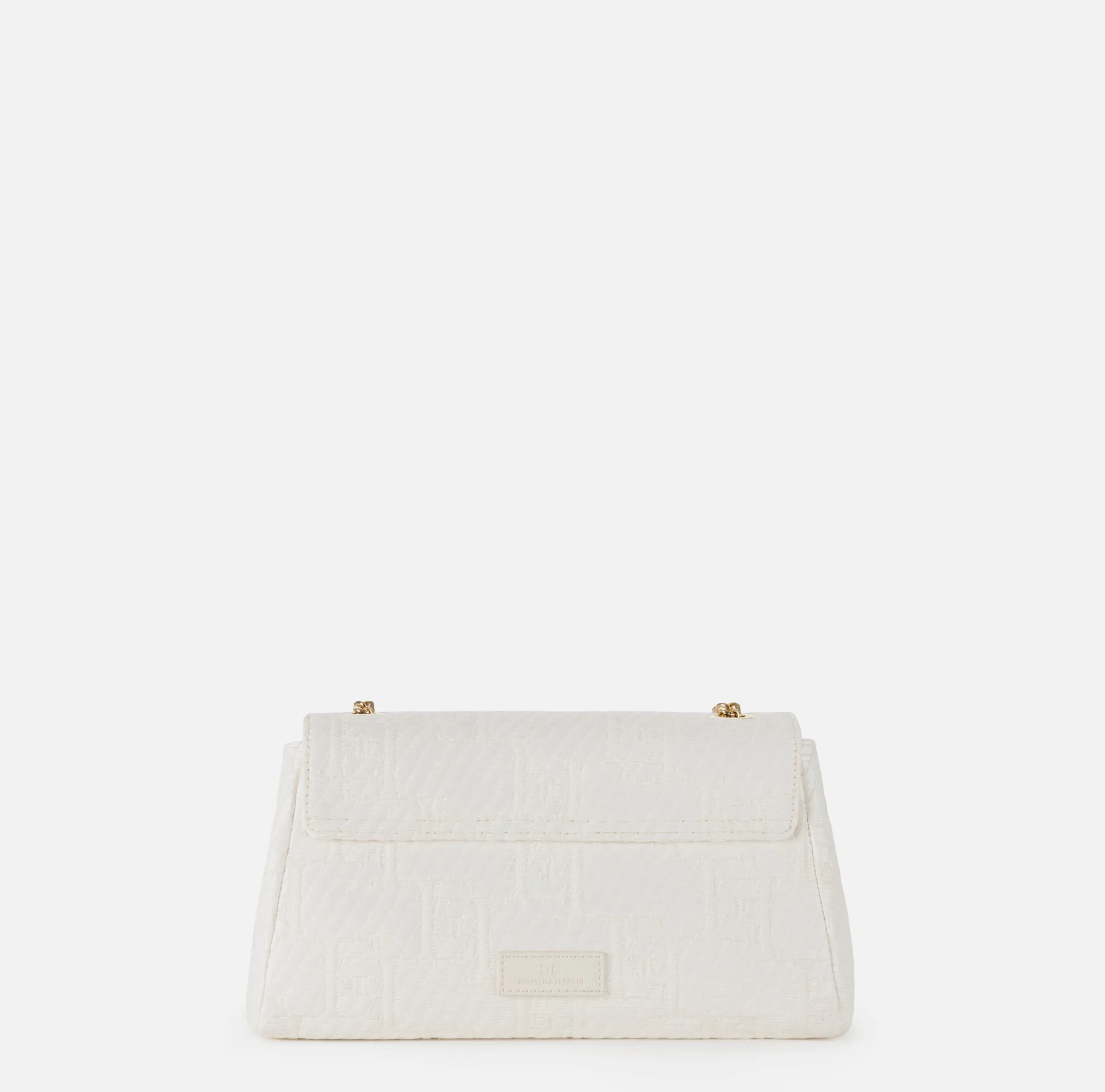 Elisabetta Franchi Borse A Tracolla^Borsa A Spalla In Rafia Jacquard