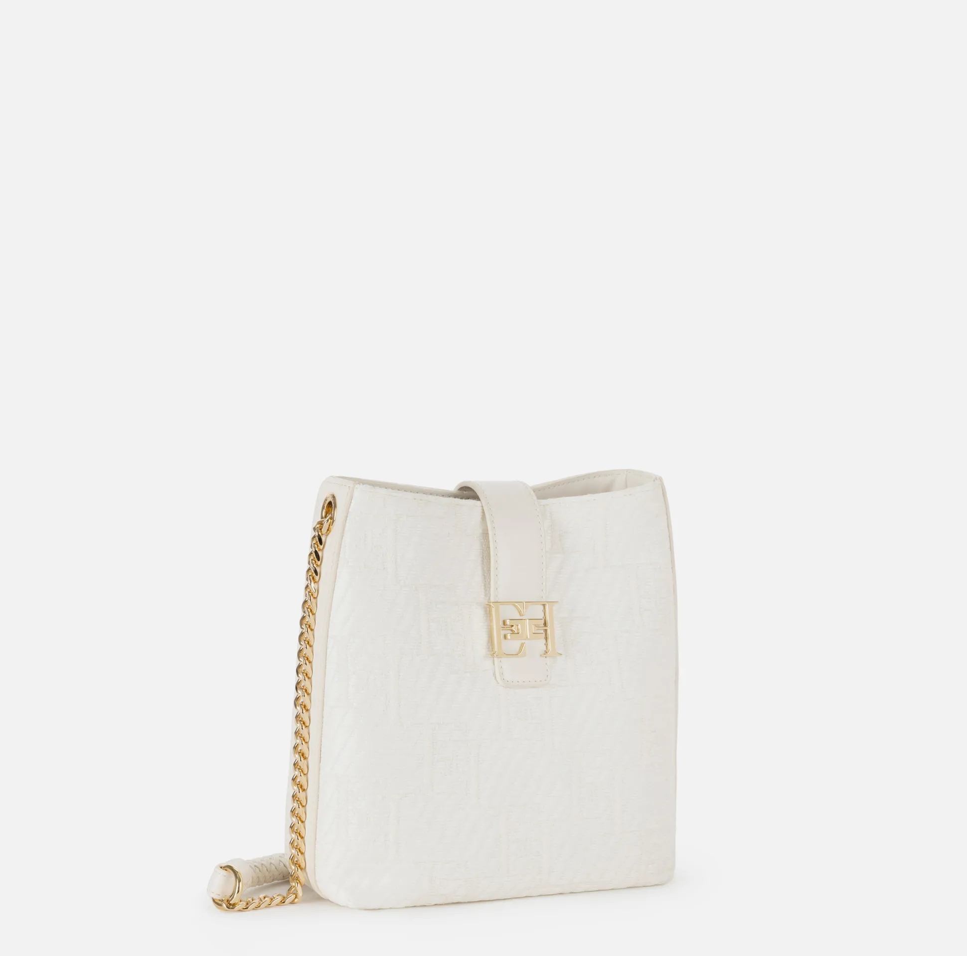 Elisabetta Franchi Borse A Tracolla^Borsa A Tracolla In Rafia Jacquard