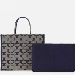 Elisabetta Franchi Borse A Mano^Borsa Monogram Grande Con Organizer