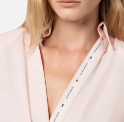 Elisabetta Franchi Top, T-Shirt & Body^Camicia Body In Georgette Incrociata Con Nastro Logato