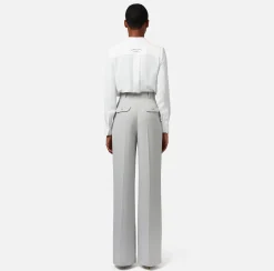 Elisabetta Franchi Camicie E Bluse^Camicia In Georgette Di Viscosa Con Stampa Logo