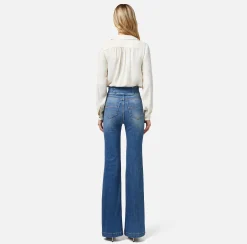 Elisabetta Franchi Camicie E Bluse^Camicia In Georgette Di Viscosa Con Foulard Lettering