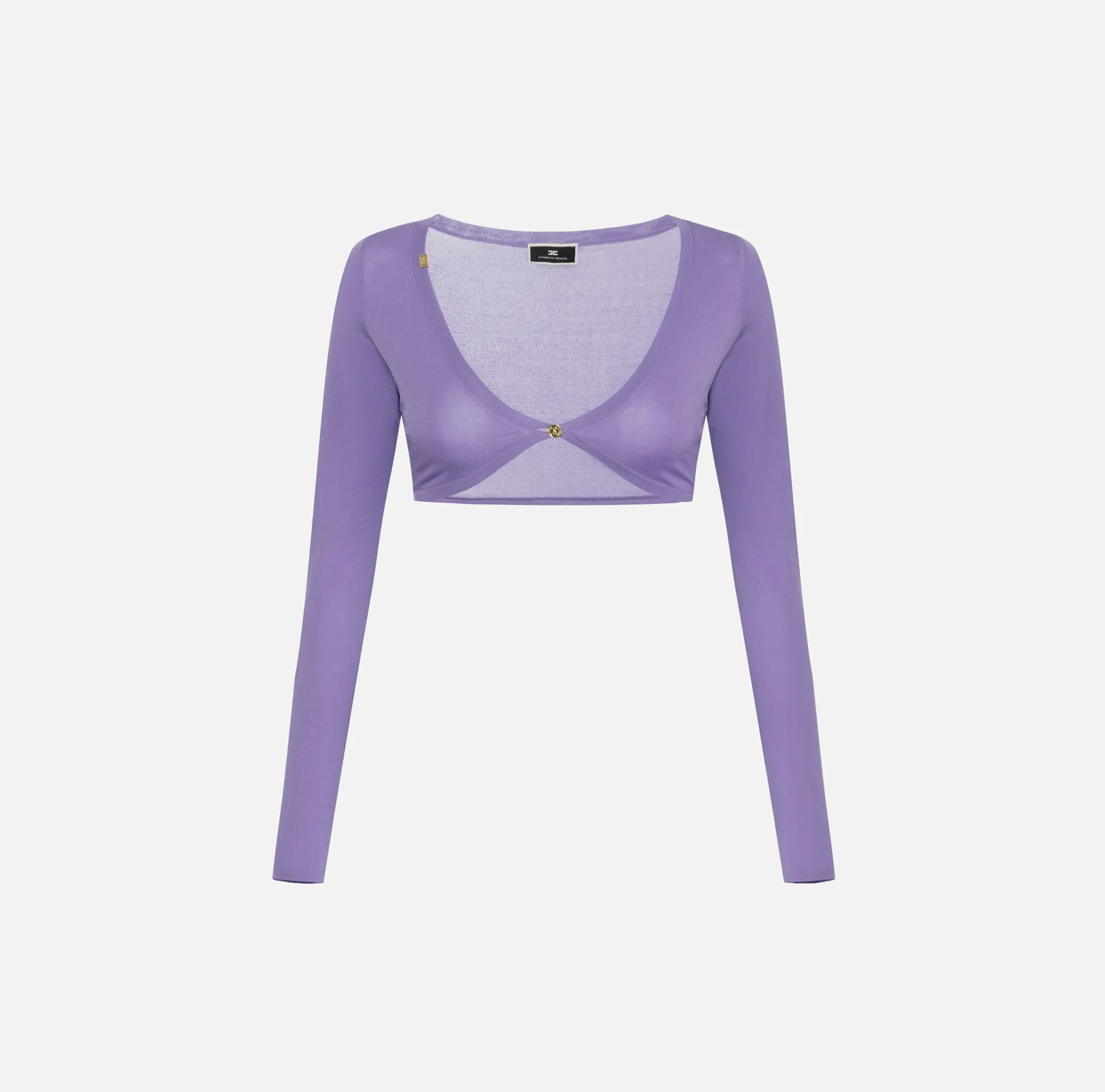 Elisabetta Franchi Maglieria E Felpe^Cardigan Cropped In Rayon