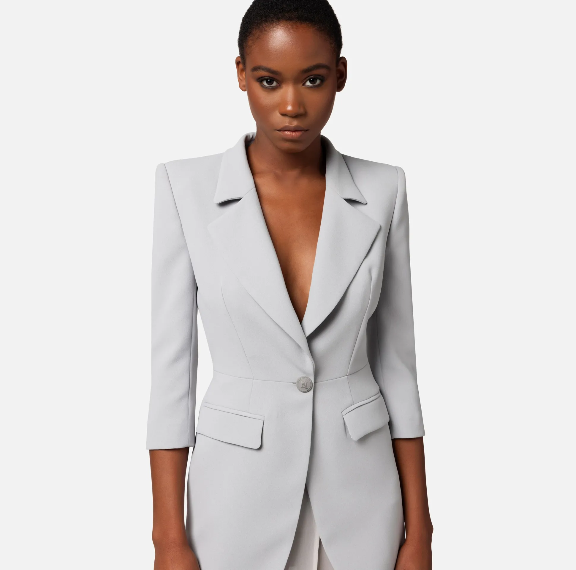 Elisabetta Franchi Abiti^Completo Giacca In Crepe E Gonna In Georgette