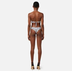 Elisabetta Franchi Beachwear^Costume A Due Pezzi In Lycra Stampa Logo Doppia C