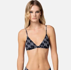 Elisabetta Franchi Beachwear^Costume A Due Pezzi In Lycra Stampa Logo