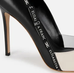 Elisabetta Franchi Decollete^Decollete In Pelle Con Nastro Logato