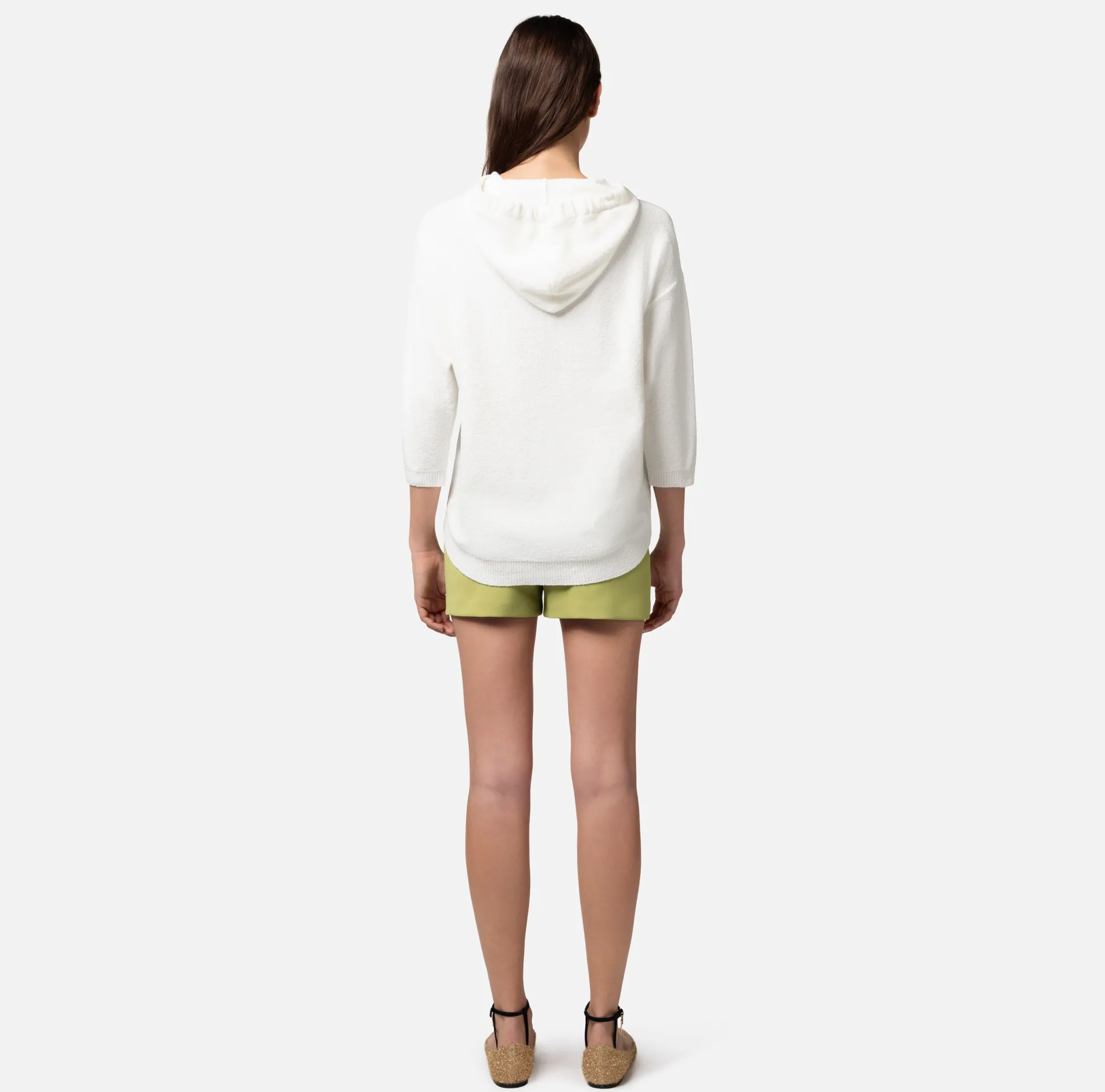 Elisabetta Franchi Maglieria E Felpe^Felpa In Cotone Boucle Con Logo