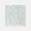 Elisabetta Franchi Mostra Tutti^Foulard Medio In Twill Di Seta Stampa Logo Doppia C