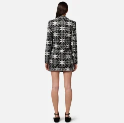Elisabetta Franchi Giacche & Trench^Giacca Doppiopetto In Tweed Jacquard