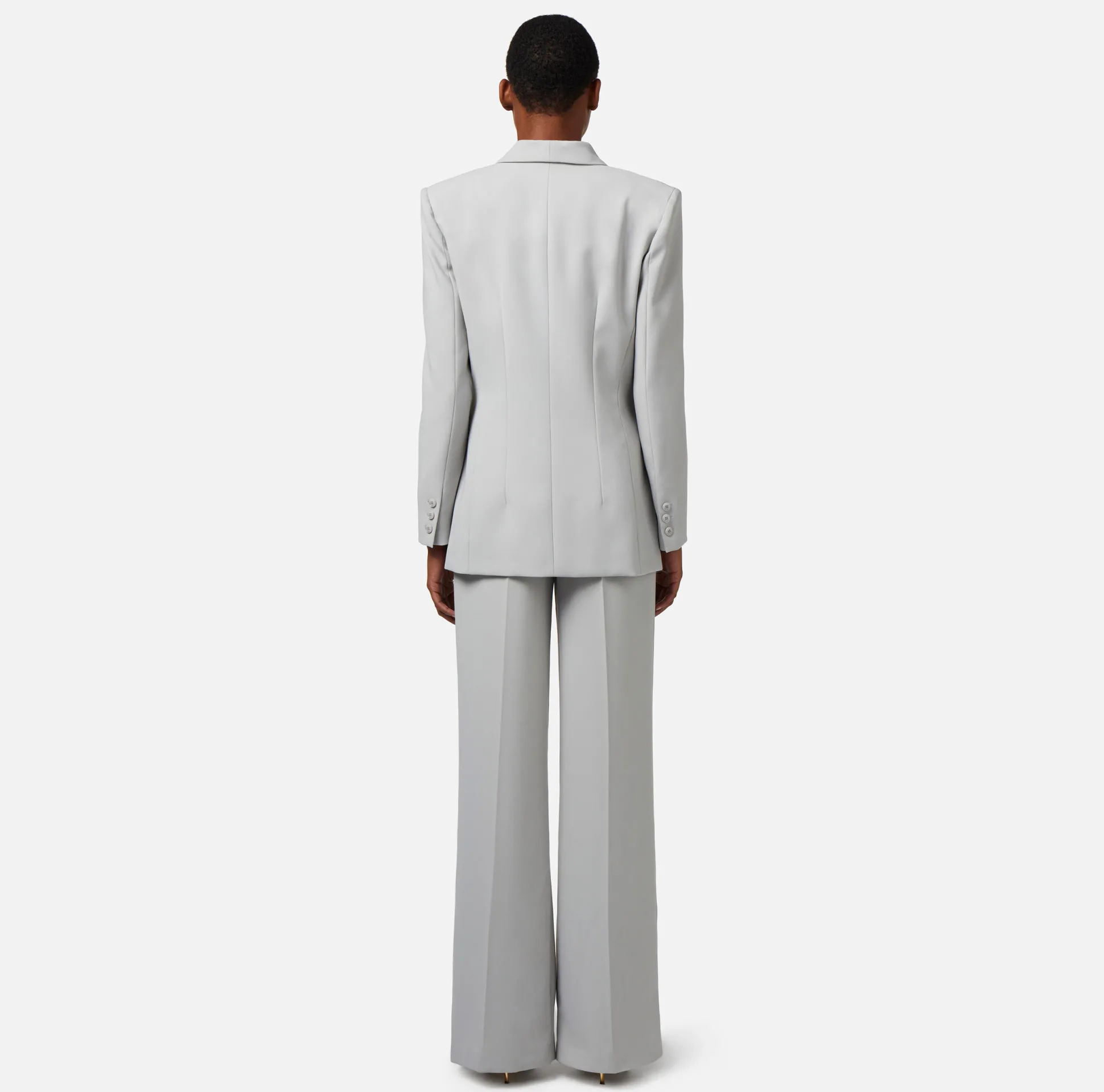 Elisabetta Franchi Giacche & Trench^Giacca In Crepe Con Rever Sciallato
