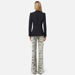 Elisabetta Franchi Giacche & Trench^Giacca In Doppio Crepe Con Patte