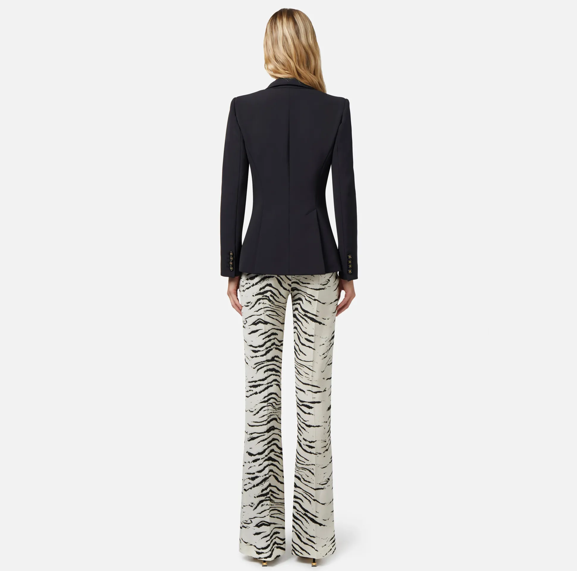 Elisabetta Franchi Giacche & Trench^Giacca In Doppio Crepe Con Patte