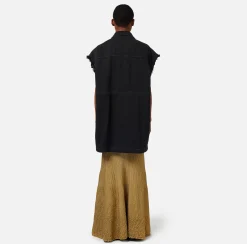 Elisabetta Franchi Giacche & Trench^Gilet In Denim Utility