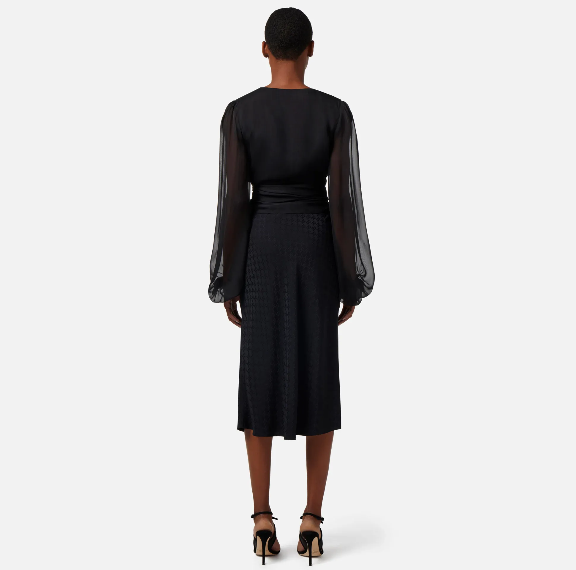 Elisabetta Franchi Gonne^Gonna Midi In Viscosa Jaquard