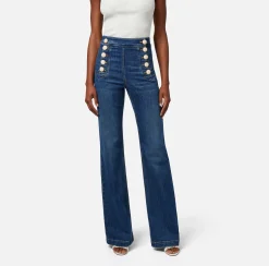 Elisabetta Franchi Jeans^Jeans A Palazzo Con Bottoniera