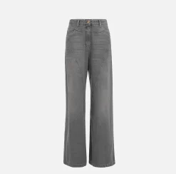 Elisabetta Franchi Jeans^Jeans A Palazzo Con Tagli Diagonali