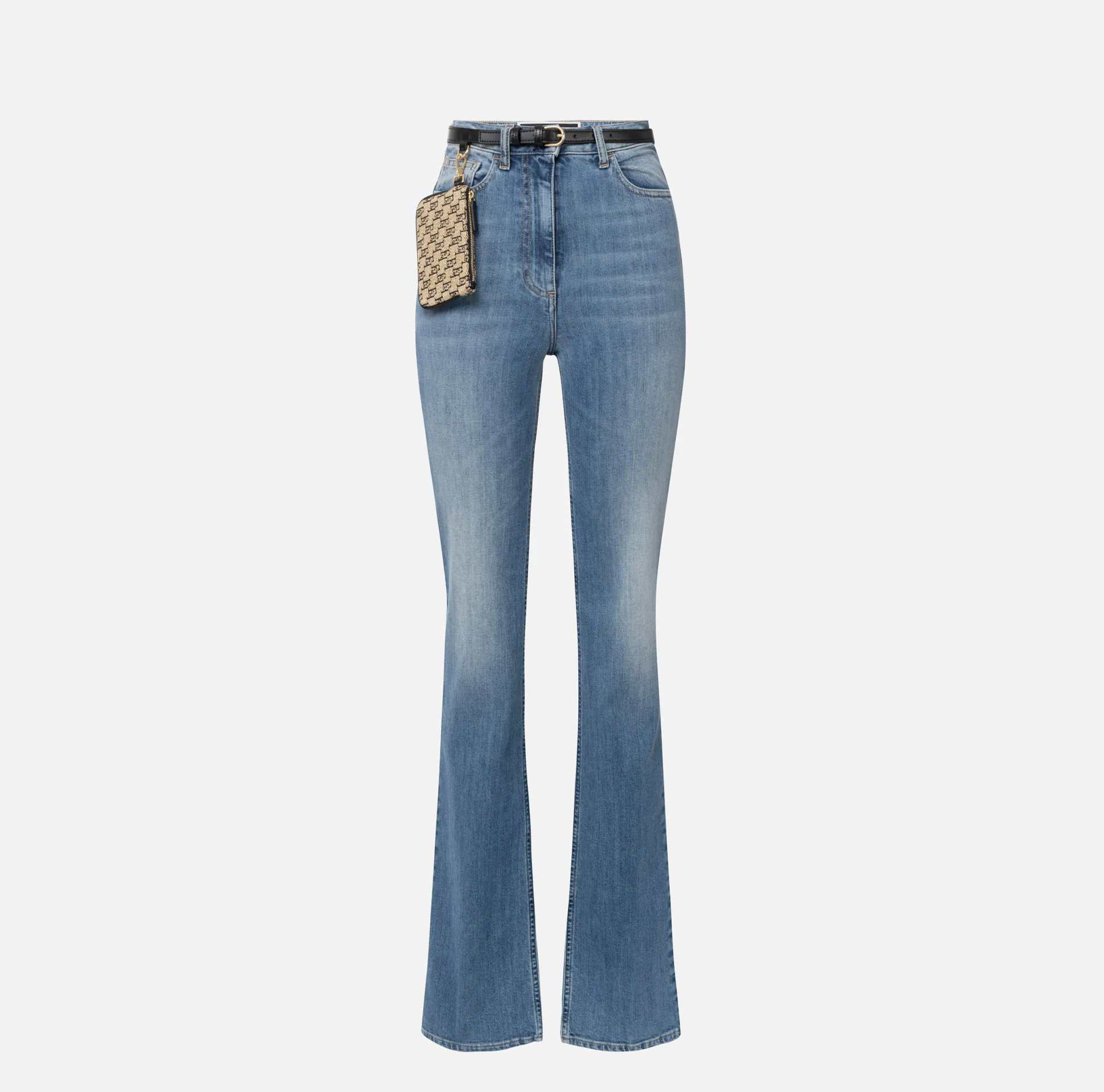 Elisabetta Franchi Jeans^Jeans A Zampetta Con Ricamo