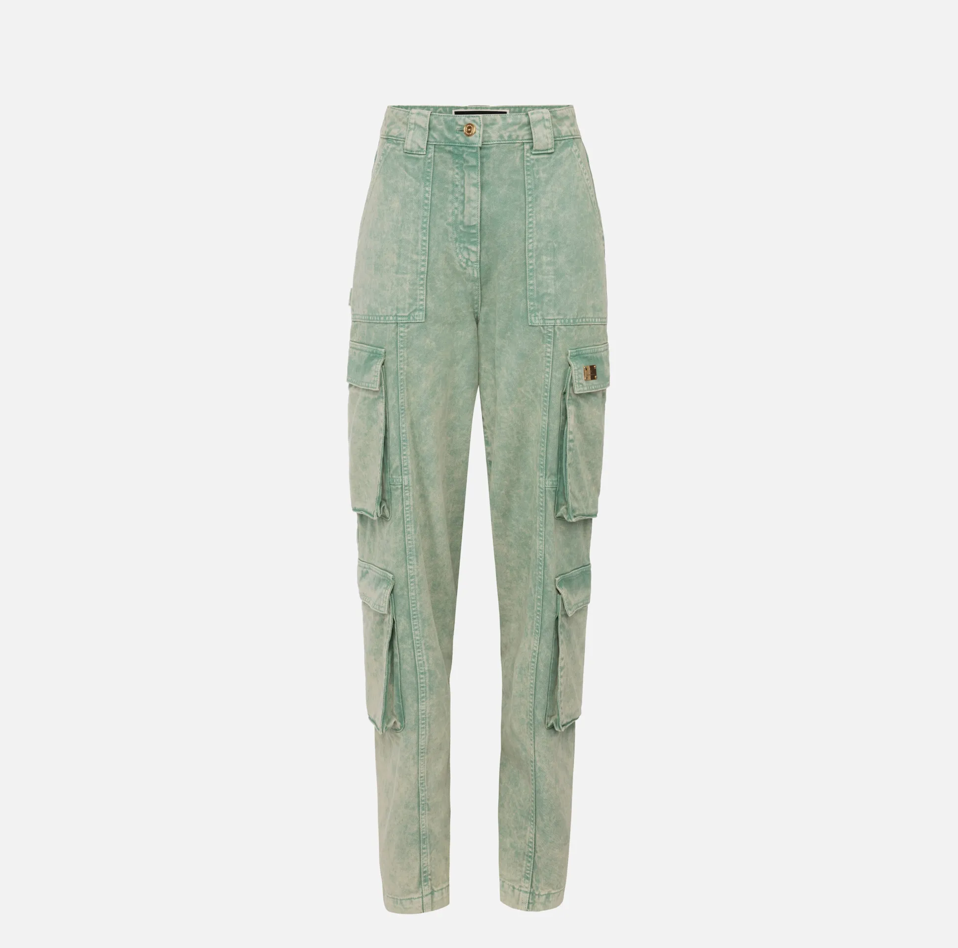 Elisabetta Franchi Jeans^Jeans Cargo Colorato Con Zip Posteriore