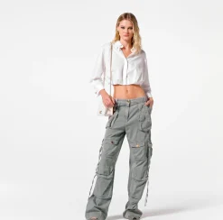 Elisabetta Franchi Jeans^Jeans Cargo Con Lacci