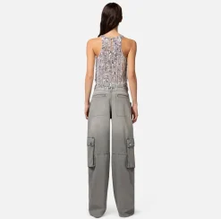 Elisabetta Franchi Jeans^Jeans Cargo Con Tasche In Tweed