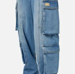 Elisabetta Franchi Jeans^Jeans Cargo Con Zip Posteriore